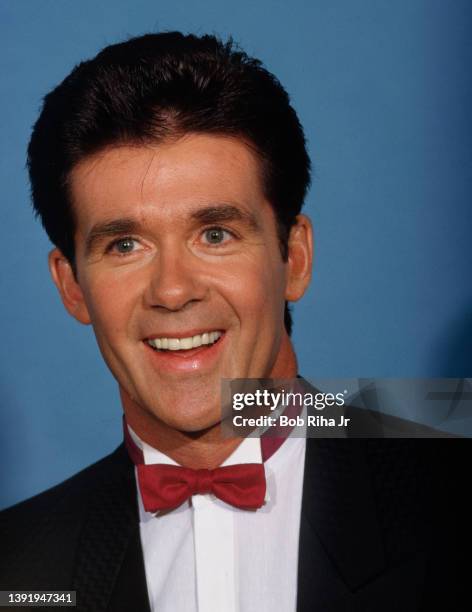 Alan Thicke backstage at the Emmy Awards Show, September 20, 1987 in Pasadena, California.