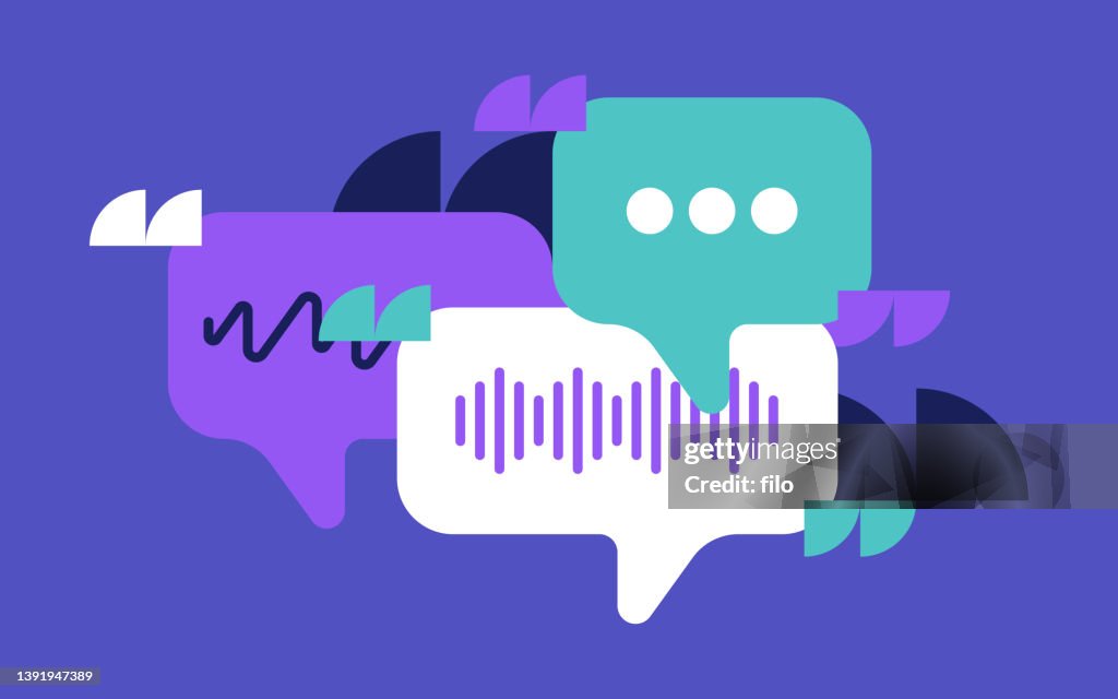 Talking Chatting Speech Bubble Modern Designs