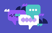 Talking Chatting Speech Bubble Modern Designs
