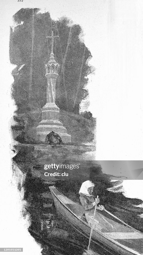 Lake Starnberg: King Ludwig memorial