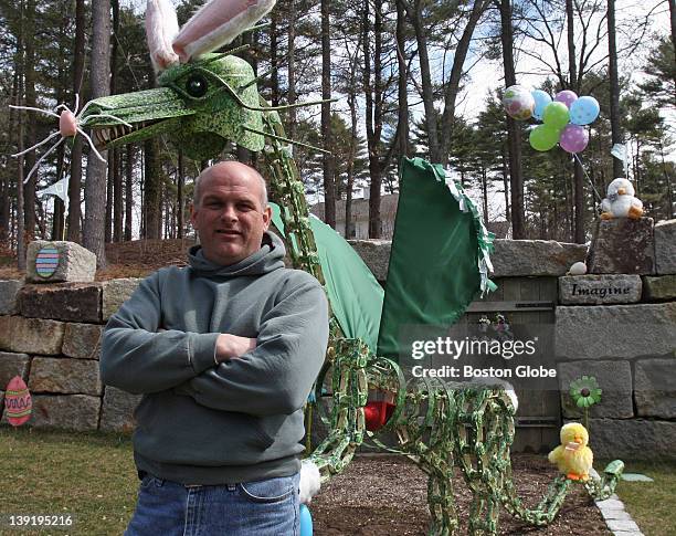 Firefighter Chuck Nudd constructed Draco the Dragon out of metal scraps and junk parts about three years ago. The high school mascot is a green...