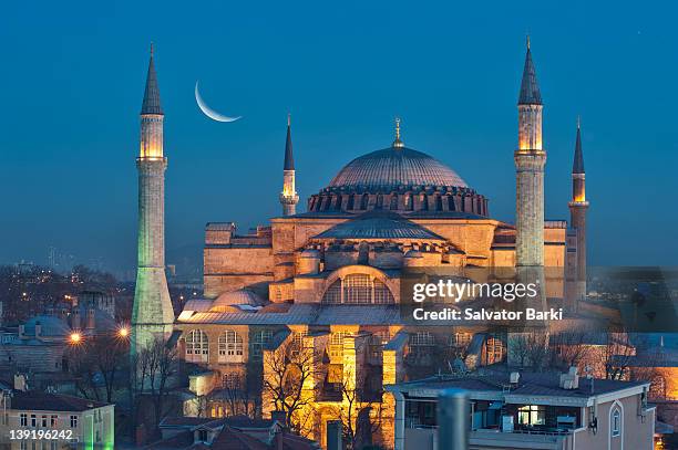 hagia sophia - santa sofia fotografías e imágenes de stock