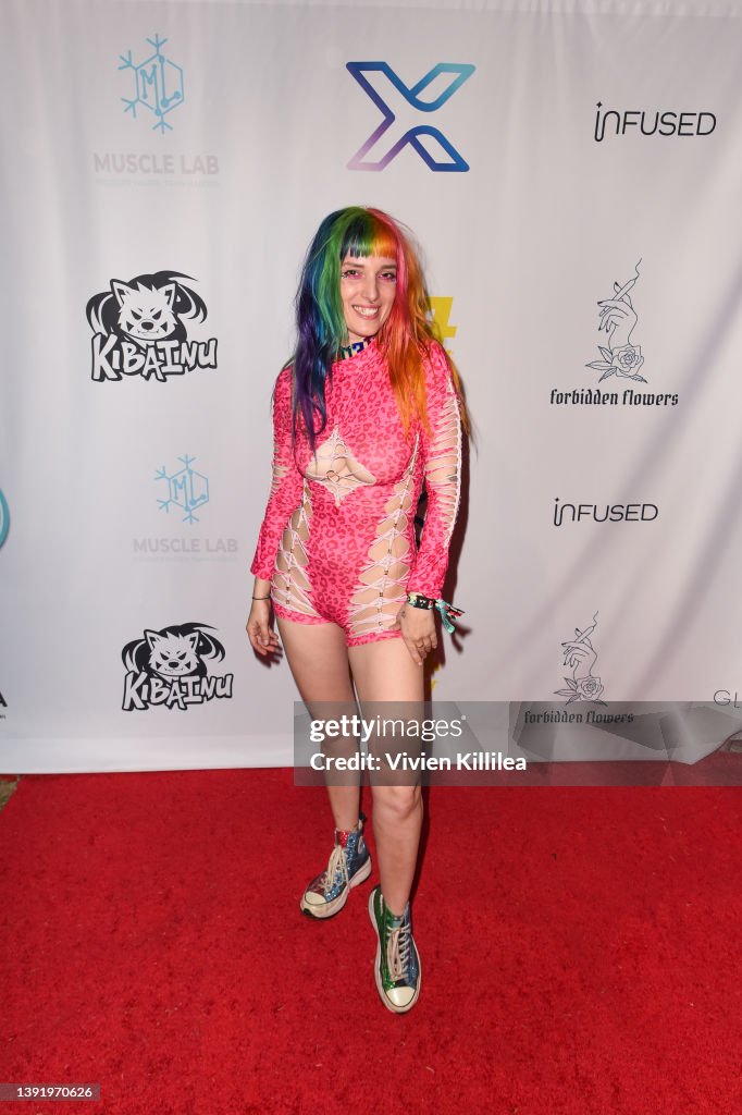 Bella Thorne Hosts "Alien Invasion" Themed Coachella After Party On April 15, 2022 In Coachella Valley, CA