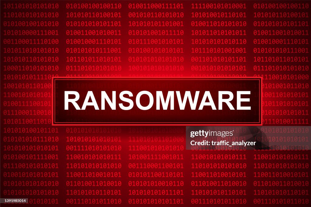Pc Ransom Background Image Abstract Technical Background Ransomware High-Res Vector Graphic ...