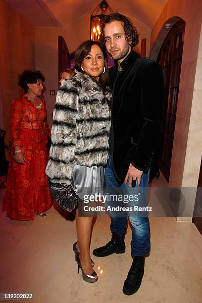 Simone Thomalla and partner Silvio Heinevetter attend the Tele 5 Director's Cut during the 62nd Berlinale International Film Festival at Adlon Hotel...