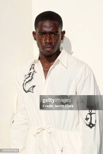 Damson Idris attends Casamigos at TAO Beach Pop Up Experience at Cavallo Ranch on April 17, 2022 in Thermal, California.