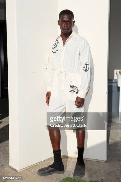 Damson Idris attends Casamigos at TAO Beach Pop Up Experience at Cavallo Ranch on April 17, 2022 in Thermal, California.