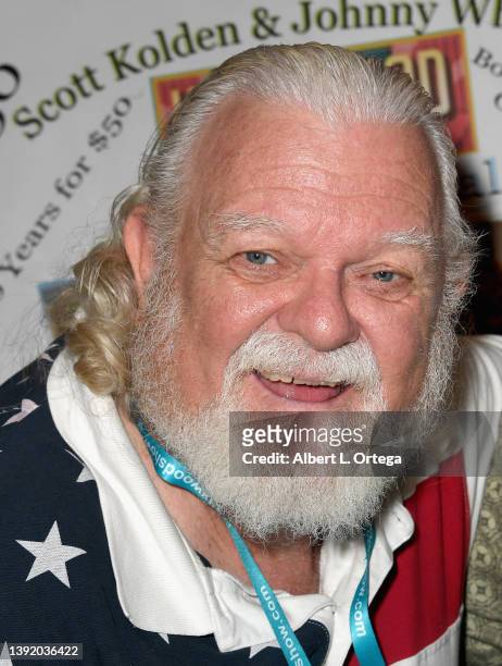 Johnny Whitaker attends The Hollywood Show held at Los Angeles Marriott Burbank Airport on April 16, 2022 in Burbank, California.
