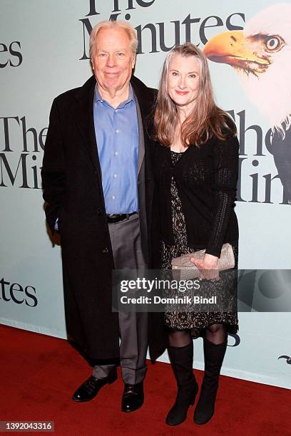Michael McKean and Annette O'Toole pose at the opening night of "The Minutes" on Broadway at Studio 54 on April 17, 2022 in New York City.