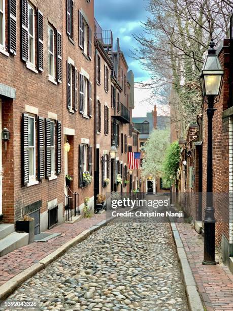 beacon hill boston - beacon hill stock pictures, royalty-free photos & images