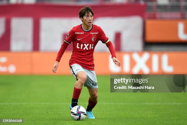 Shoma Doi of Kashima Antlers in action during the J.LEAGUE Meiji Yasuda J1 9th Sec. Match between Kashima Antlers and Nagoya Grampus at Kashima...