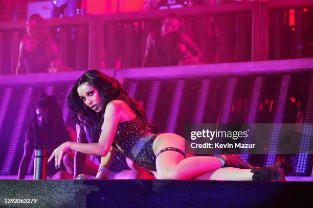 Doja Cat performs onstage at the Coachella Stage during the 2022 Coachella Valley Music And Arts Festival on April 17, 2022 in Indio, California.