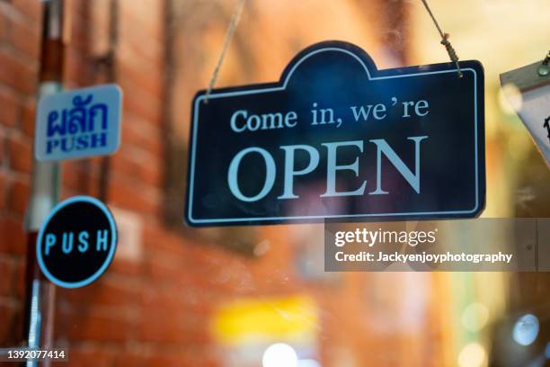 Hanging Window Sign Hanging Window Sign Photos and Premium High Res Pictures - Getty Images
