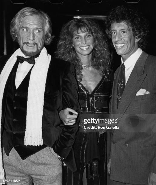 Actor Richard Harris, actress Ann Turkel and music producer Richard Perry attending "Electra Asylum Record Party for Richard Perry" on November 2,...