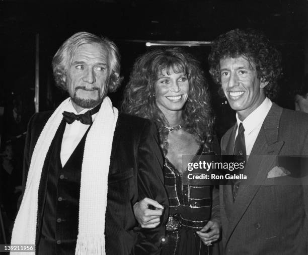 Actor Richard Harris, actress Ann Turkel and music producer Richard Perry attending "Electra Asylum Record Party for Richard Perry" on November 2,...