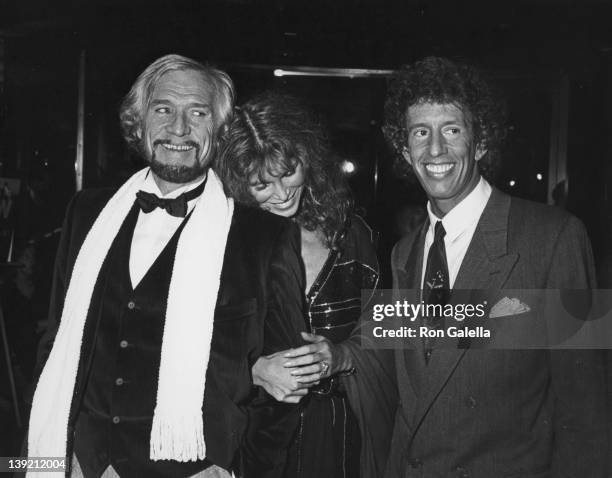 Actor Richard Harris, actress Ann Turkel and music producer Richard Perry attending "Electra Asylum Record Party for Richard Perry" on November 2,...