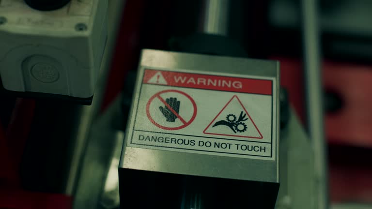 Machine Warning Textures Machine Warning Signs Videos and HD Footage - Getty Images