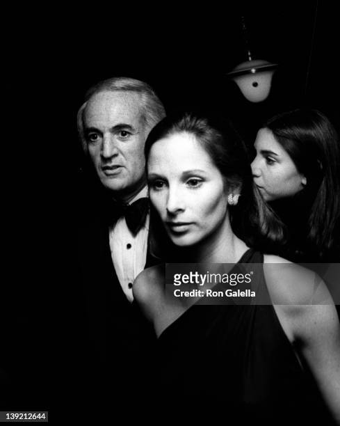 Businessman Steve Ross and Amanda Burden attend the premiere party for "A Star Is Born" on December 23, 1976 at Tavern on the Green in New York City.
