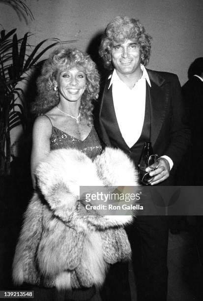 Actor Michael Landon and wife Cindy Clerico attends 25th Annual Grammy Awards on February 23, 1983 at the Shrine Auditorium in Los Angeles,...