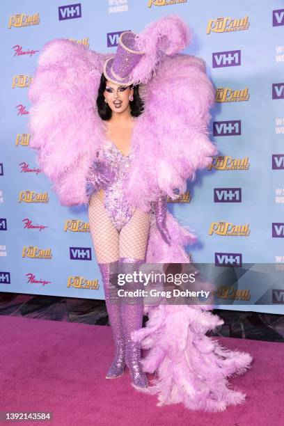 Daya Betty attends "RuPaul's Drag Race" season 14 red carpet at Flamingo Las Vegas on April 06, 2022 in Las Vegas, Nevada.