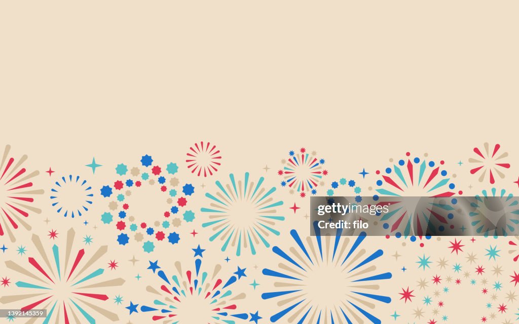 Fireworks Celebration Background