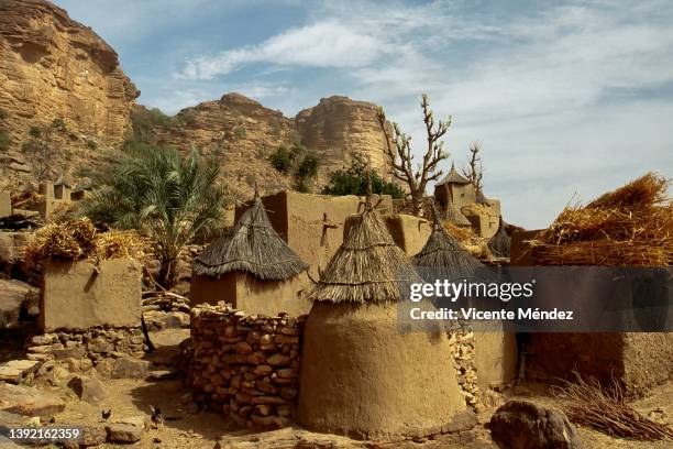 tireli village, dogon country (mali) - dogon stock pictures, royalty-free photos & images