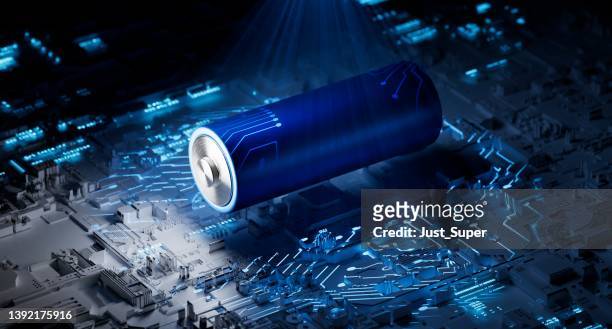batterie erneuerbare energien innovation ev lithium - batteriespeicher stock-fotos und bilder