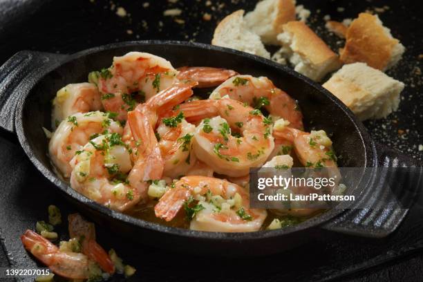 shrimps scampi - shrimp scampi stock-fotos und bilder