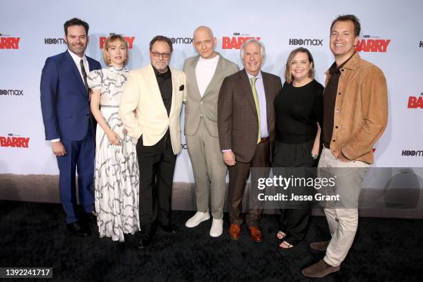 Bill Hader, Sarah Goldberg, Stephen Root, Anthony Carrigan, Henry Winkler, Amy Gravitt, EVP HBO Programming and Casey Bloys, Chief Content Officer,...