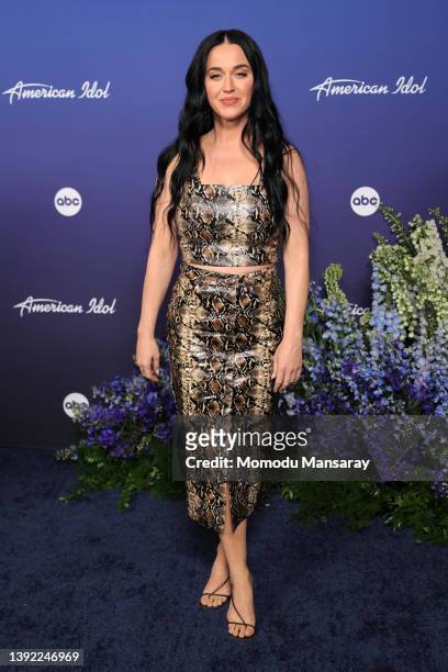 Katy Perry attends "American Idol" 20th Anniversary Celebration at Desert 5 Spot on April 18, 2022 in Los Angeles, California.