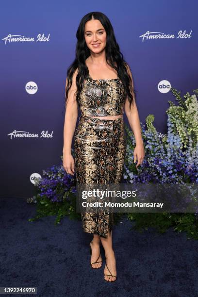 Katy Perry attends "American Idol" 20th Anniversary Celebration at Desert 5 Spot on April 18, 2022 in Los Angeles, California.