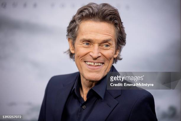 Willem Dafoe arrives at the Los Angeles premiere of 'The Northman' at TCL Chinese Theatre on April 18, 2022 in Hollywood, California.