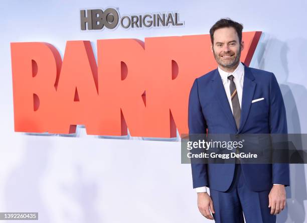 Bill Hader attends the Season 3 Premiere Of HBO's "Barry" at Rolling Greens on April 18, 2022 in Los Angeles, California.