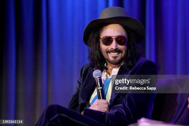 At The Drop: Mike Campbell & The Dirty Knobs at The GRAMMY Museum on April 18, 2022 in Los Angeles, California.