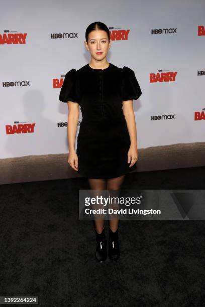 Jessy Hodges attends the season 3 premiere of HBO's "Barry" at Rolling Greens on April 18, 2022 in Culver City, California.