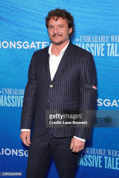 Pedro Pascal attends the Los Angeles special screening of "The Unbearable Weight of Massive Talent" at DGA Theater Complex on April 18, 2022 in Los...