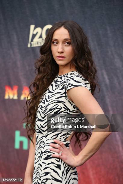 Stella Maeve attends the Season 4 Premiere of FX's "Mayans M.C." at Goya Studios on April 18, 2022 in Los Angeles, California.