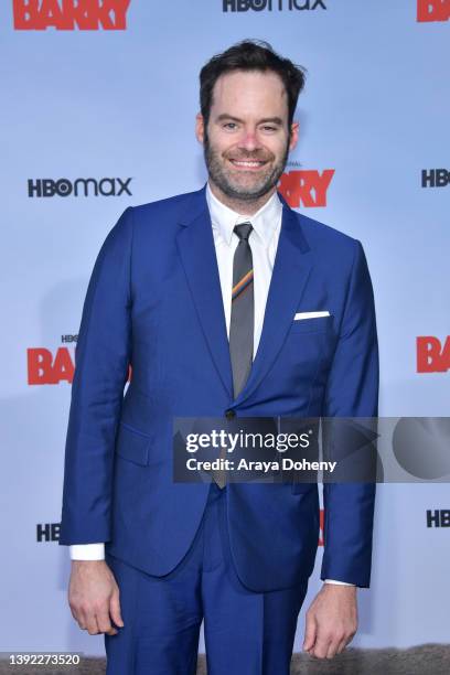 Bill Hader attends the Season 3 Premiere Of HBO's "Barry" at Rolling Greens on April 18, 2022 in Culver City, California.
