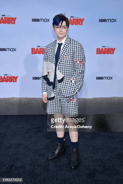 Elsie Fisher attends the Season 3 Premiere Of HBO's "Barry" at Rolling Greens on April 18, 2022 in Culver City, California.