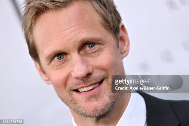 Alexander Skarsgård attends the Los Angeles Premiere of "The Northman" at TCL Chinese Theatre on April 18, 2022 in Hollywood, California.