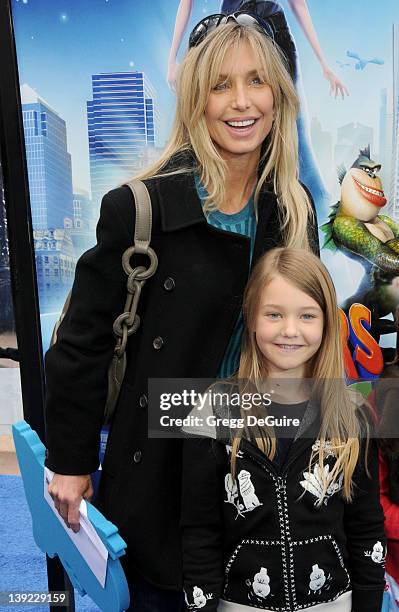 March 22, 2009 Universal City, Ca.; Heather Thomas and daughter India Rose; "Monsters vs. Aliens" Los Angeles Premiere; Held at the Gibson...