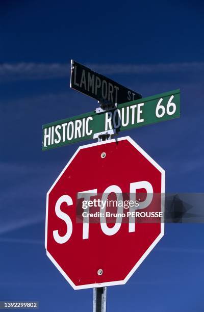 Selighan, route 66, Arizona, années 2000.