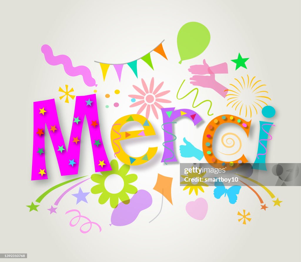 Merci Question Je Vous Remercie Illustration - Getty Images