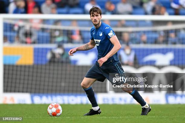 Havard Nordtveit of TSG 1899 Hoffenheim in action during the Bundesliga match between TSG Hoffenheim and SpVgg Greuther Fürth at PreZero-Arena on...