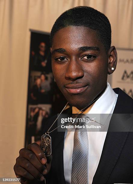 Actor Kwame Boateng in Backstage Creations Celebrity Retreat at 2012 NAACP Image Awards at The Shrine Auditorium on February 17, 2012 in Los Angeles,...