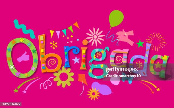 thank you - congratulations hand lettering stock illustrations