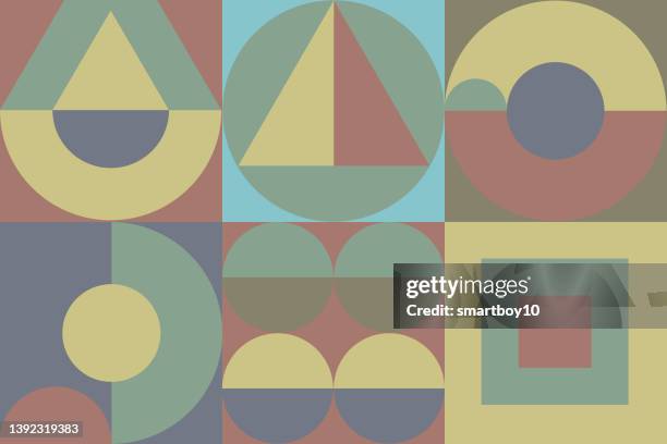 abstract geometric pattern - tribal pattern vector stock illustrations