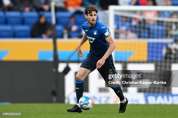 Havard Nordtveit of TSG 1899 Hoffenheim in action during the Bundesliga match between TSG Hoffenheim and SpVgg Greuther Fürth at PreZero-Arena on...