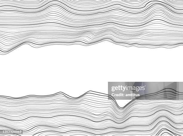 terrain borders - water surface stock illustrations