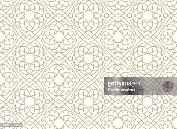 arabic pattern - arabic style stock illustrations